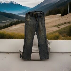 Thrashed Wrangler‎ 20X Men's Jeans 31x34 42 Vintage Distressed Ripped 42MWXST